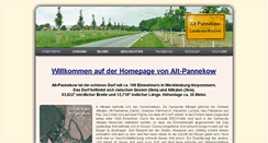 Desktop Screenshot of alt-pannekow.de
