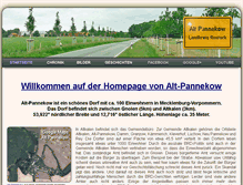 Tablet Screenshot of alt-pannekow.de